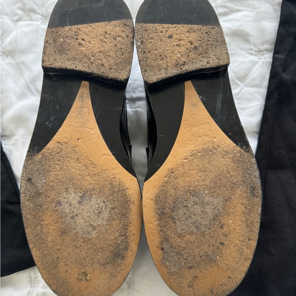 CHANEL black patent leather moccasins Chanel loafers - Picture 4 of 10